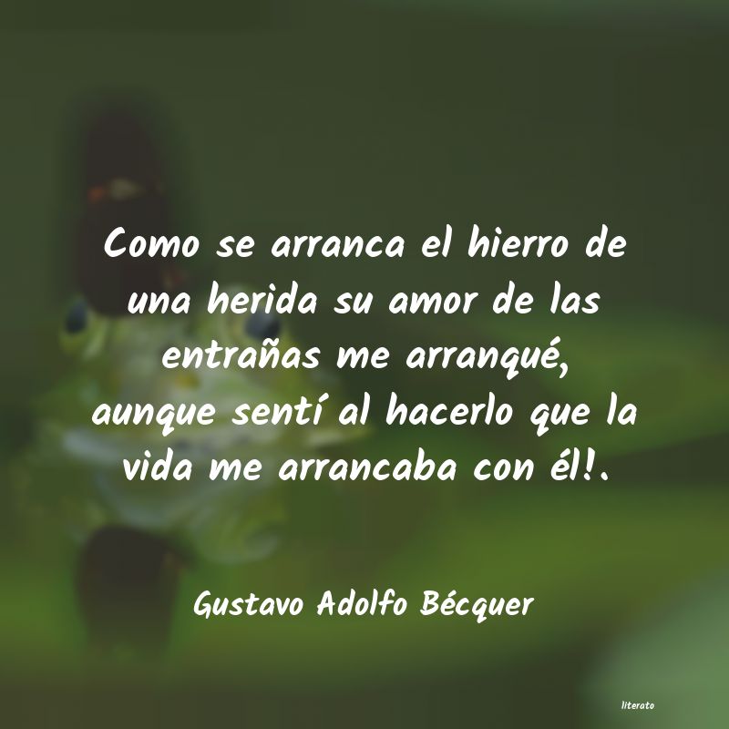 Frases de Gustavo Adolfo Bécquer