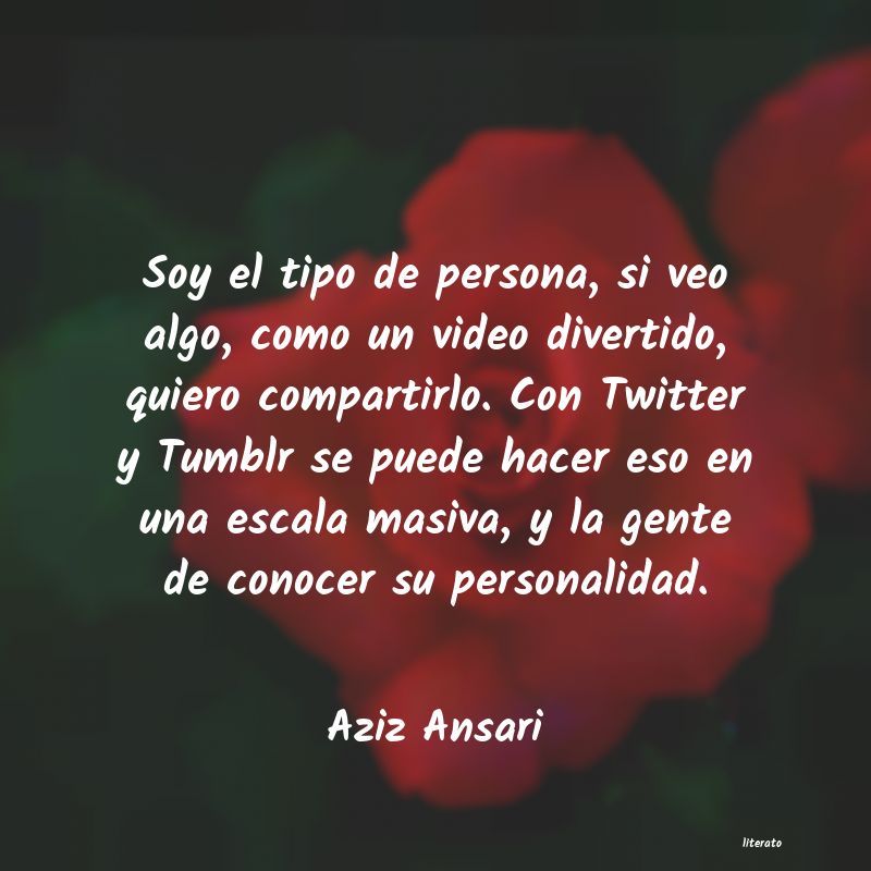 Frases de Aziz Ansari