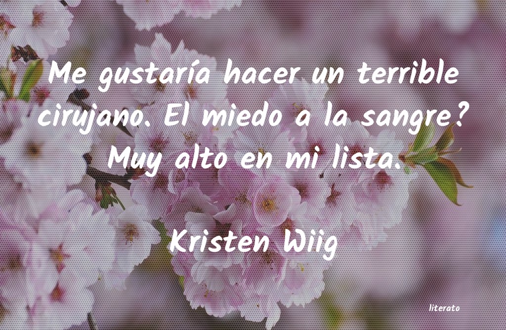 Frases de Kristen Wiig