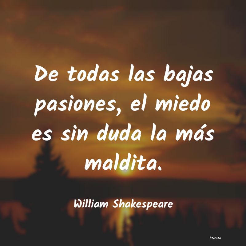 Frases de William Shakespeare