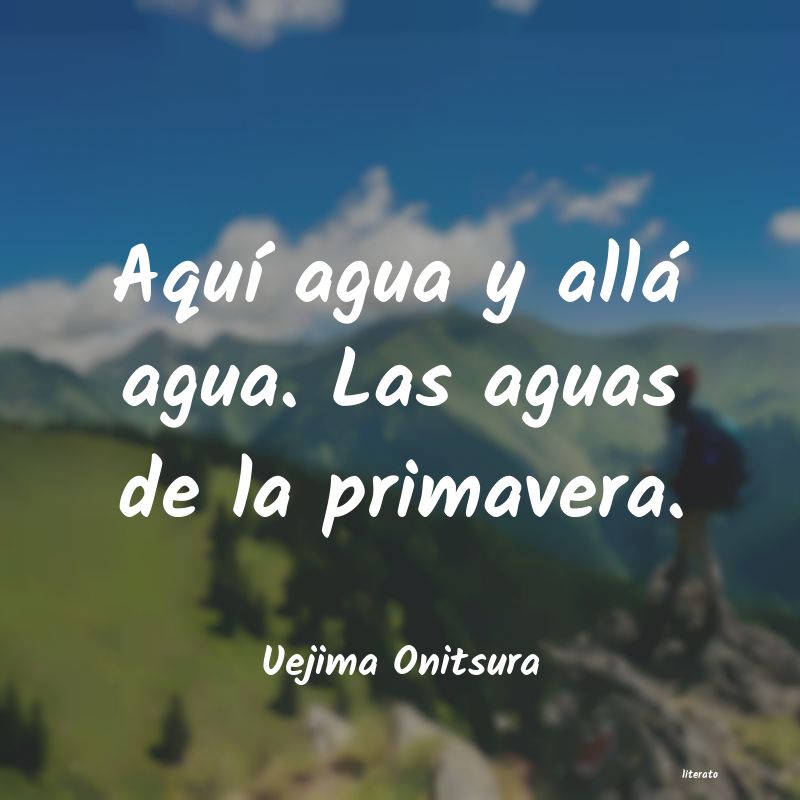 Frases de Uejima Onitsura