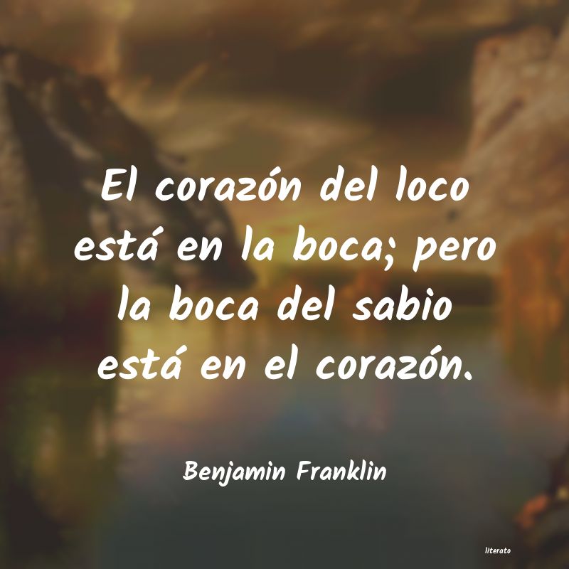 Frases de Benjamin Franklin