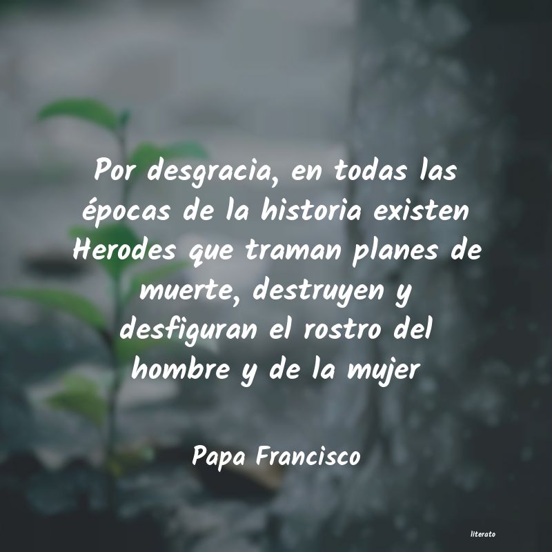 Frases de Papa Francisco