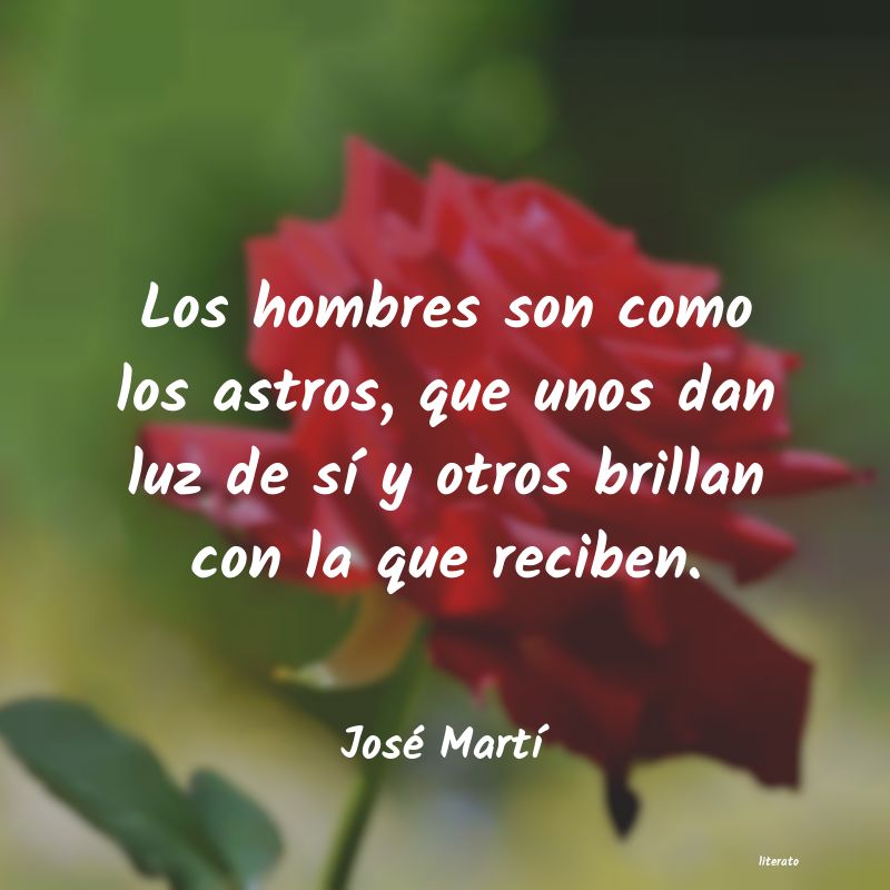 Frases de José Martí