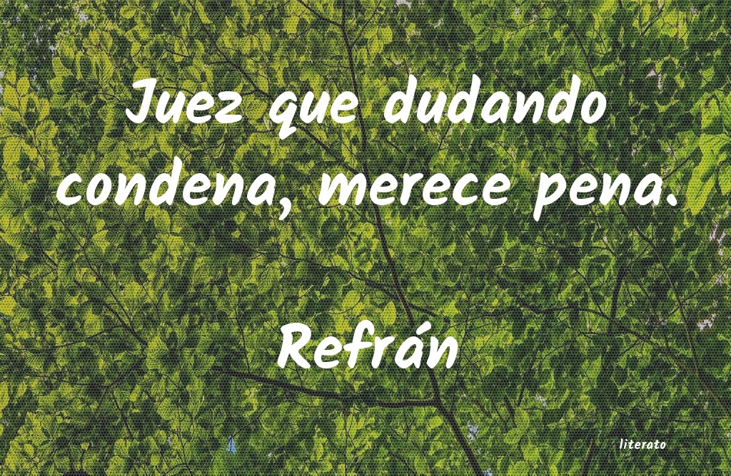 Frases de Refrán