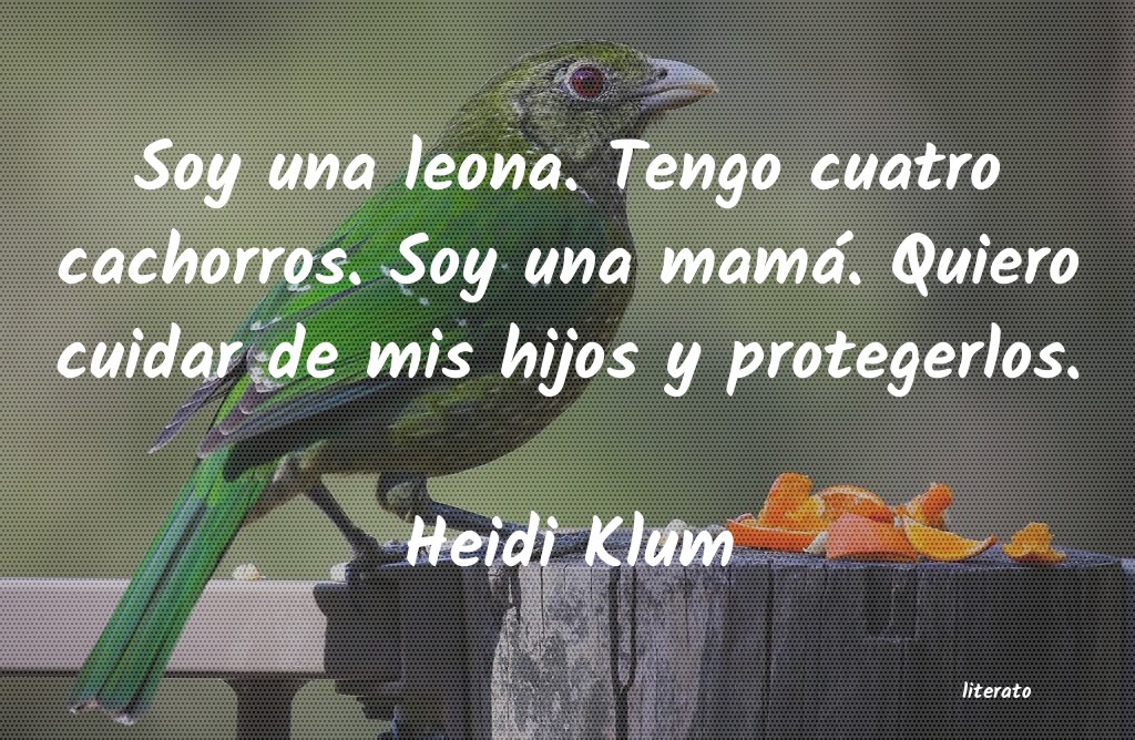 frases de Heidi Klum
