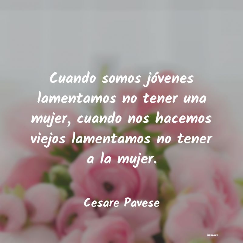 Frases de Cesare Pavese