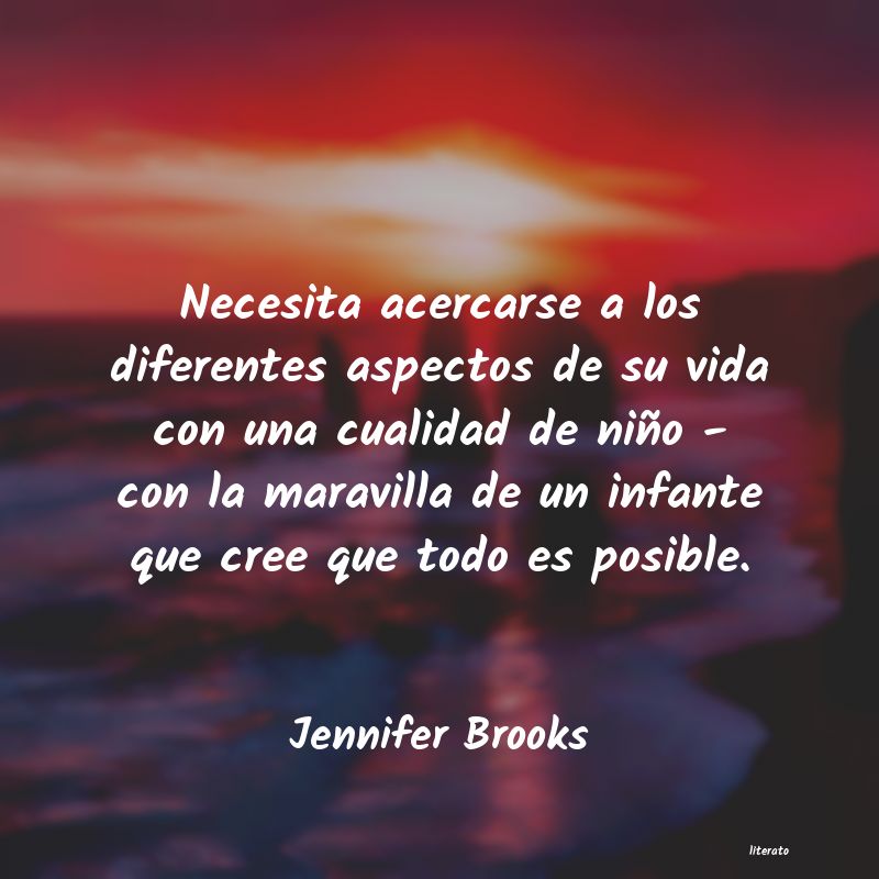 Frases de Jennifer Brooks