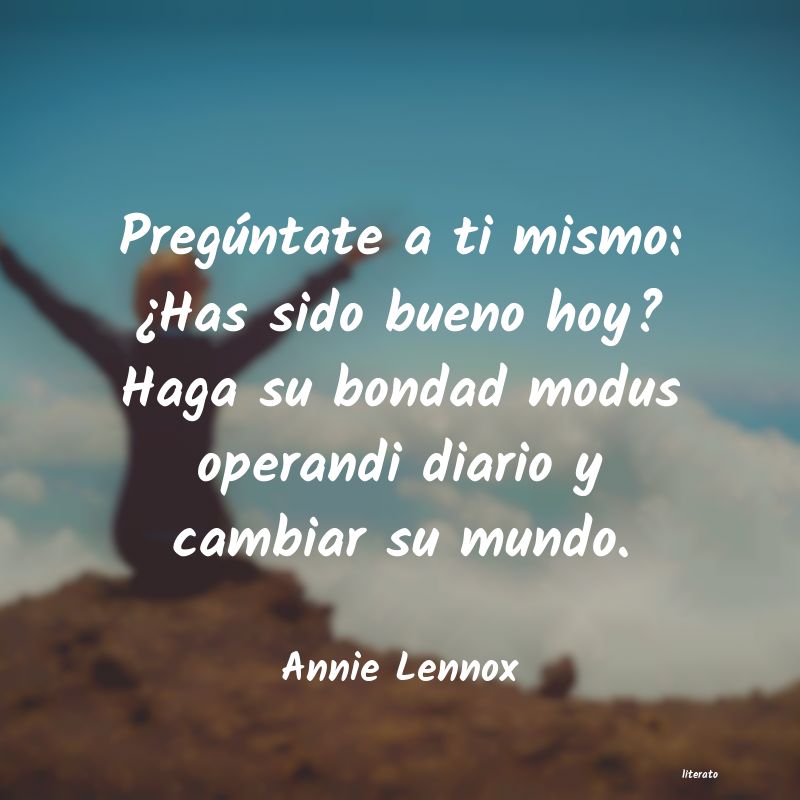 frases de Annie Lennox