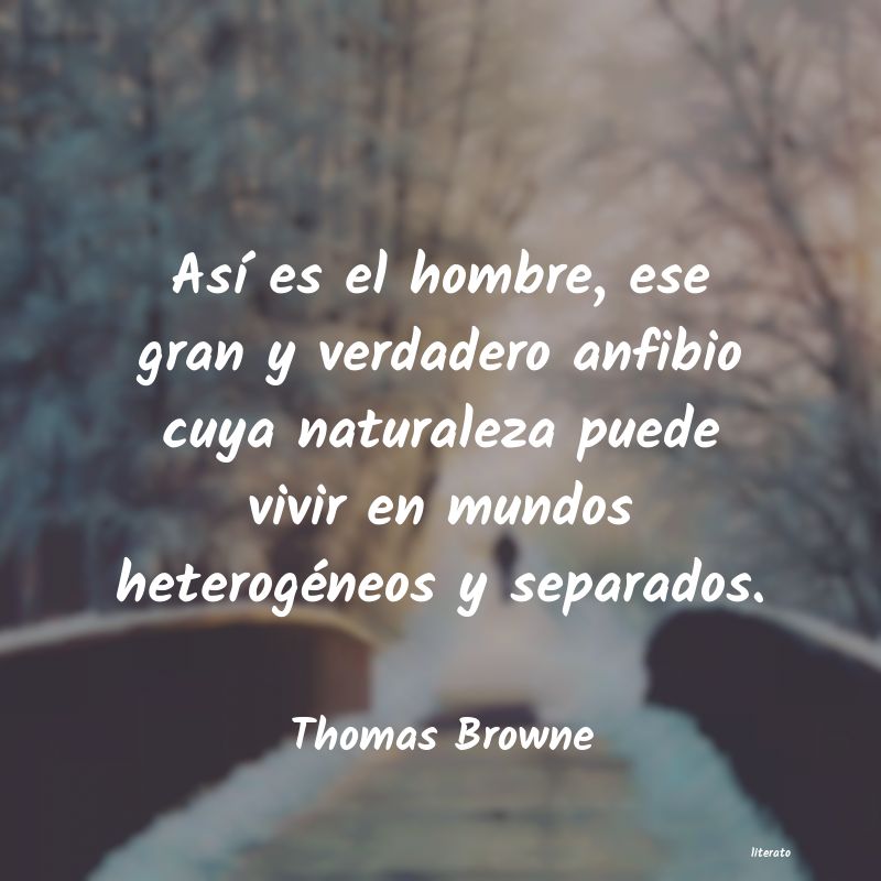 frases de Thomas Browne