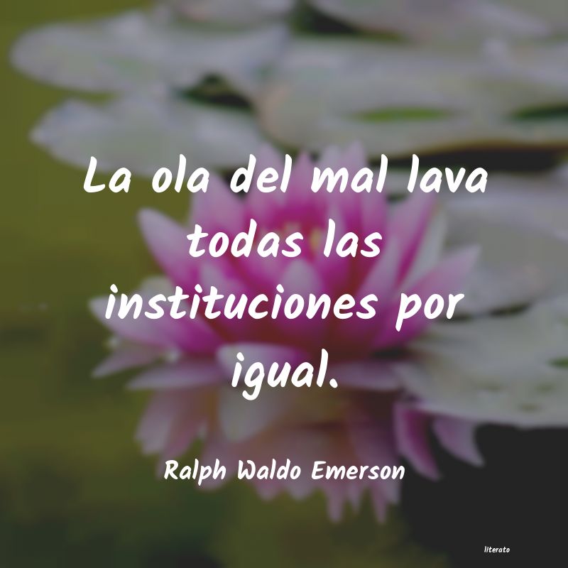 Frases de Ralph Waldo Emerson