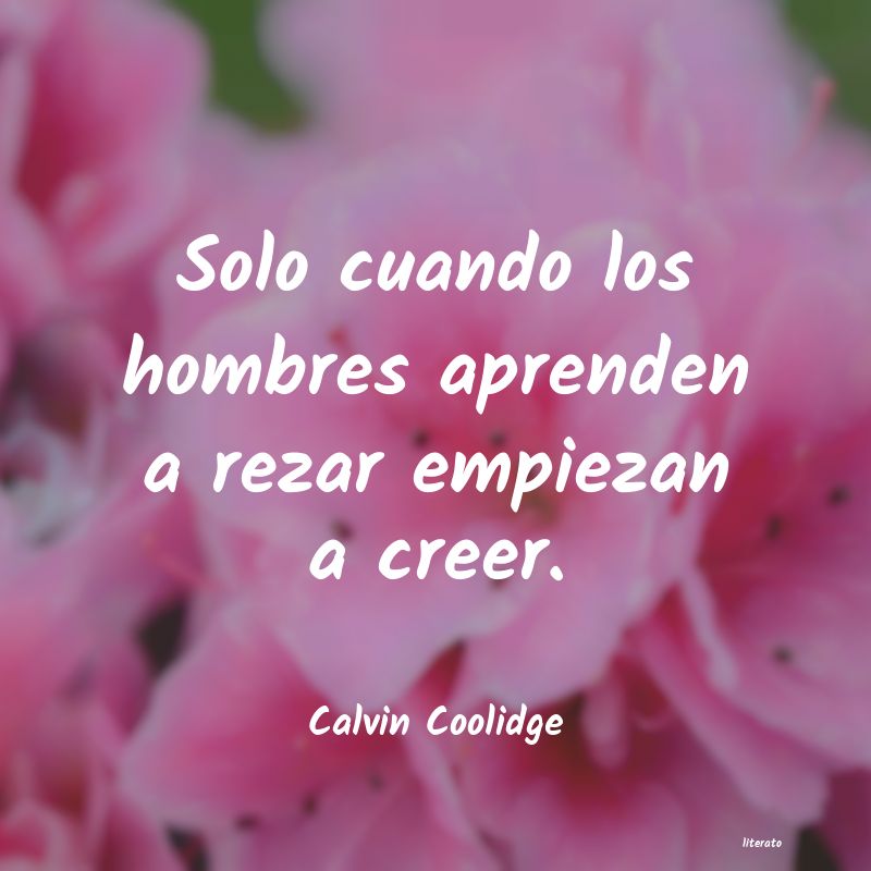 Frases de Calvin Coolidge