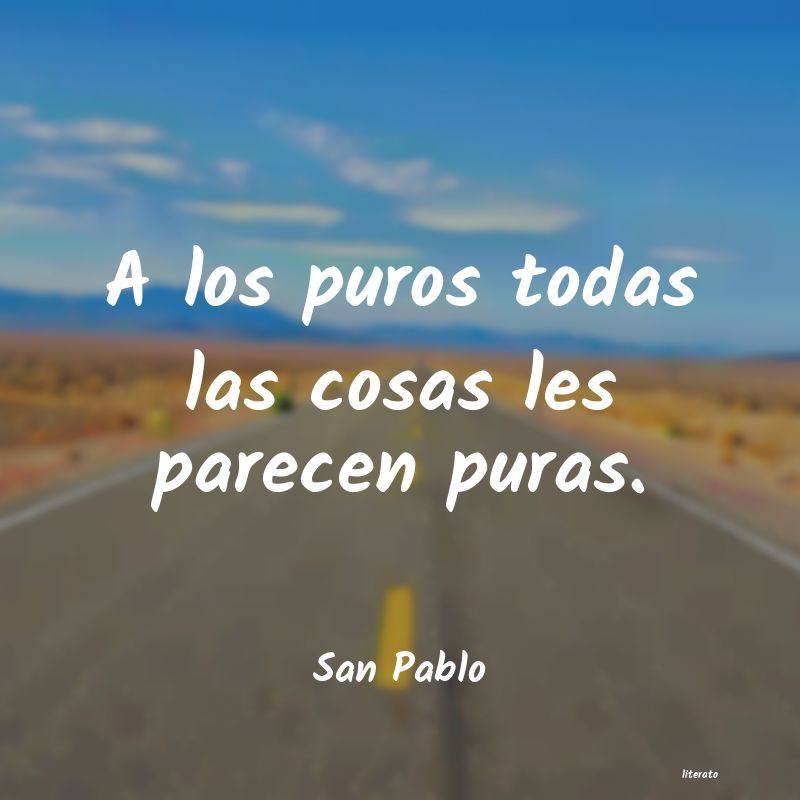 frases de San Pablo