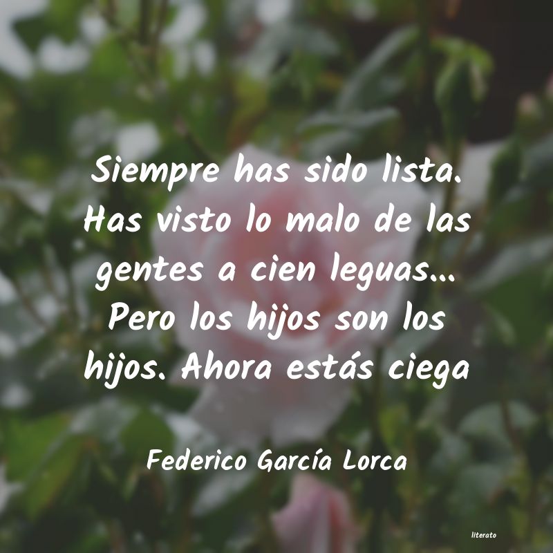 Frases de Federico García Lorca