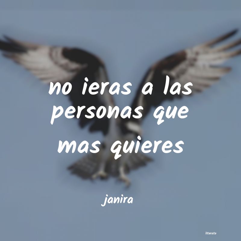 Frases de janira