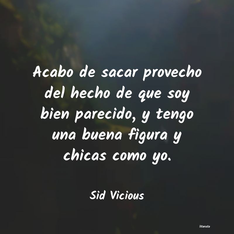 frases de Sid Vicious