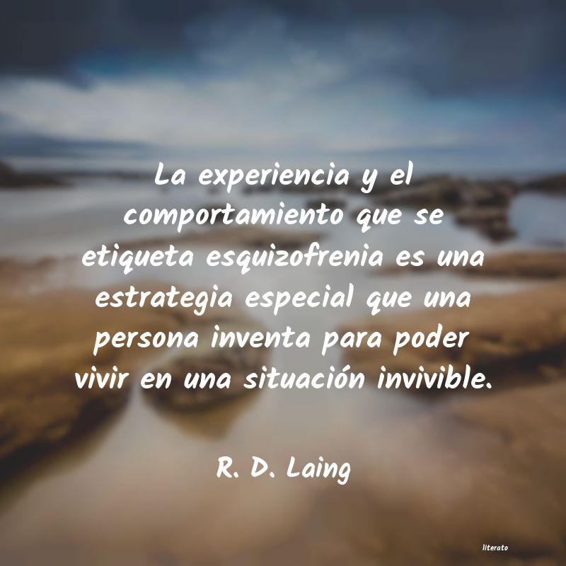 R. D. Laing: La experiencia y el comportami
