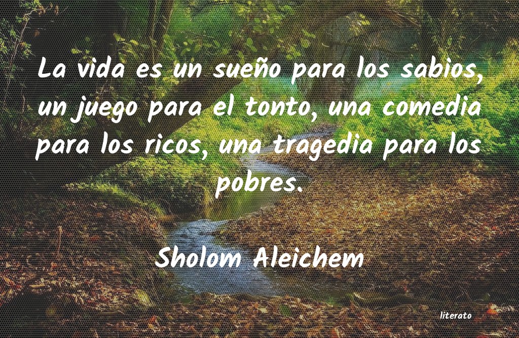 frases de Sholom Aleichem