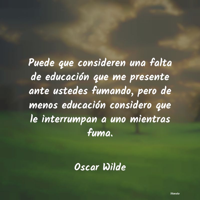 Frases de Oscar Wilde