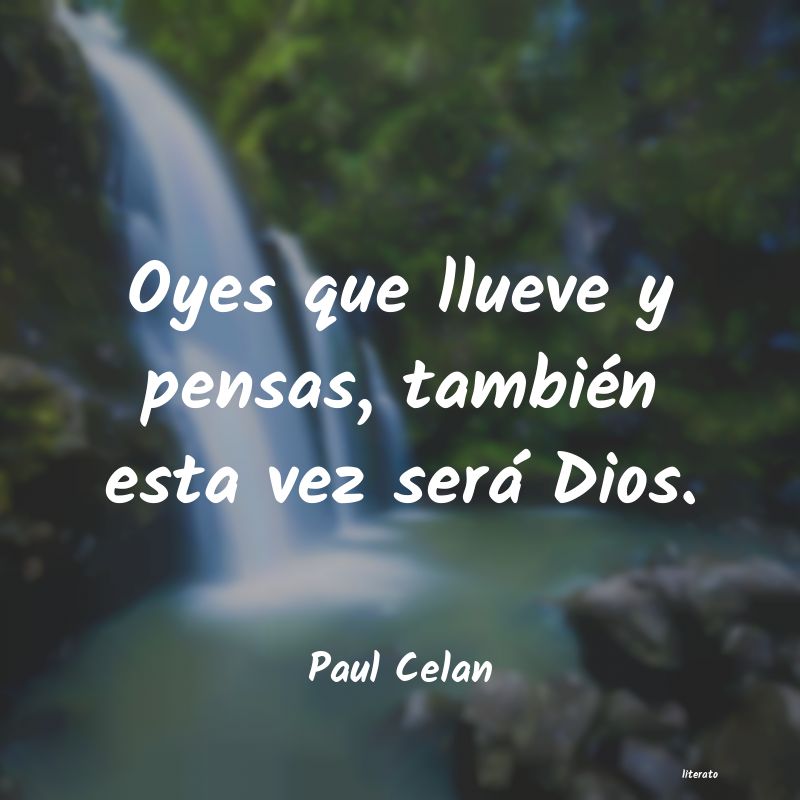 frases de Paul Celan