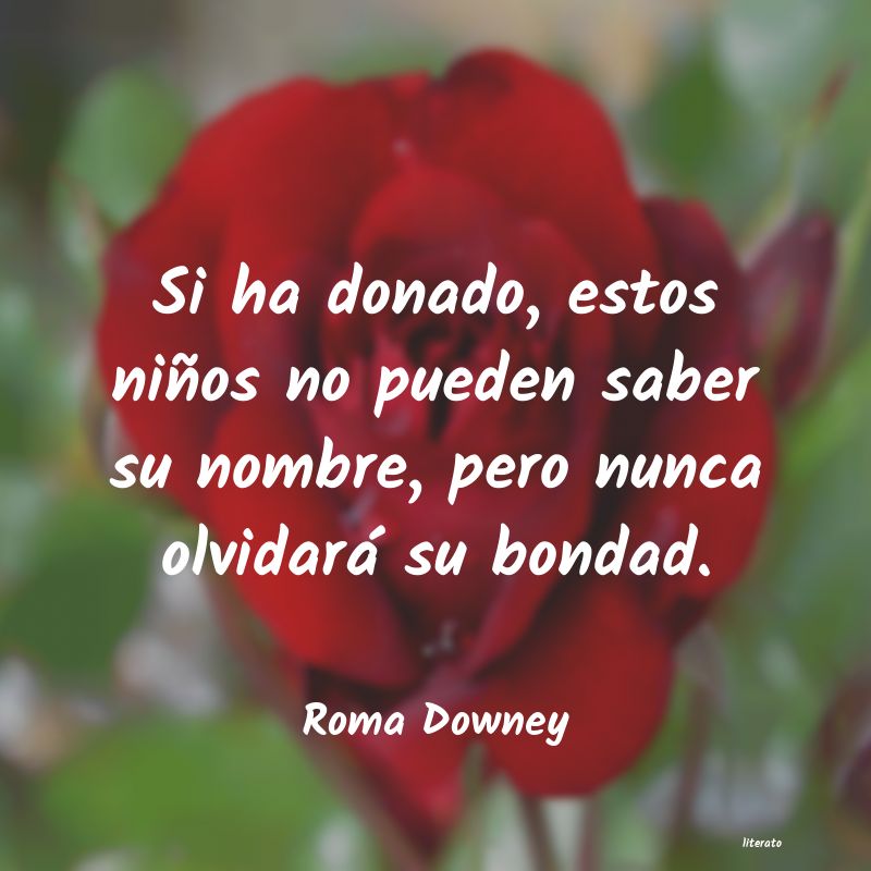 frases de Roma Downey