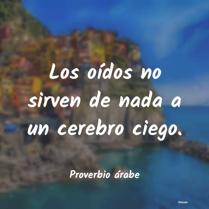 Frases de Proverbio árabe