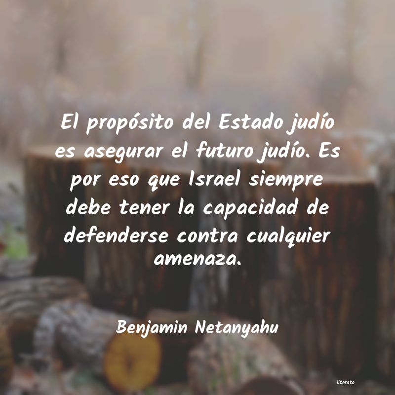 Frases de Benjamin Netanyahu