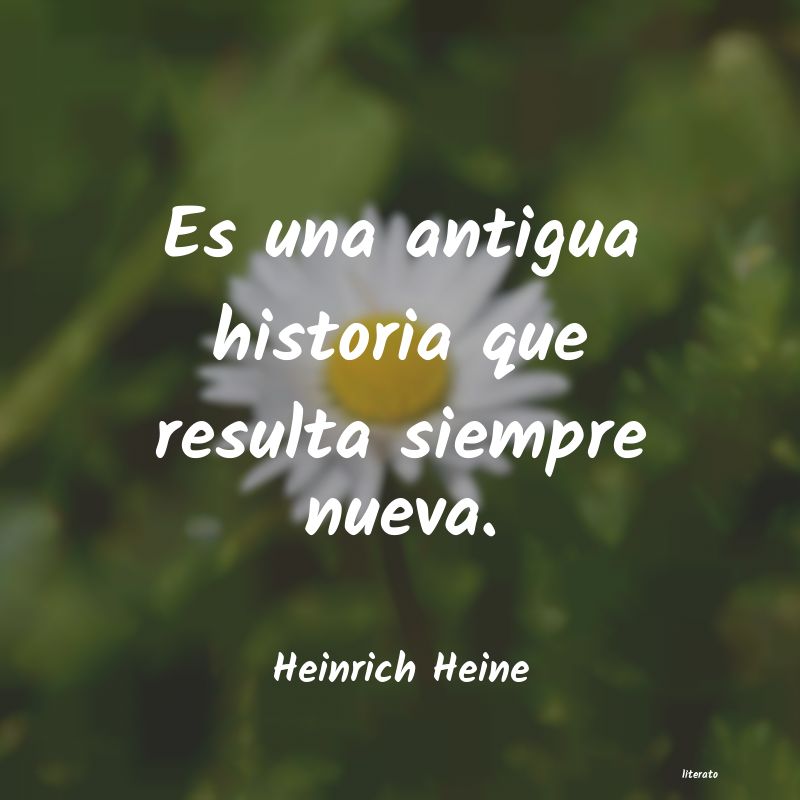 frases de Heinrich Heine
