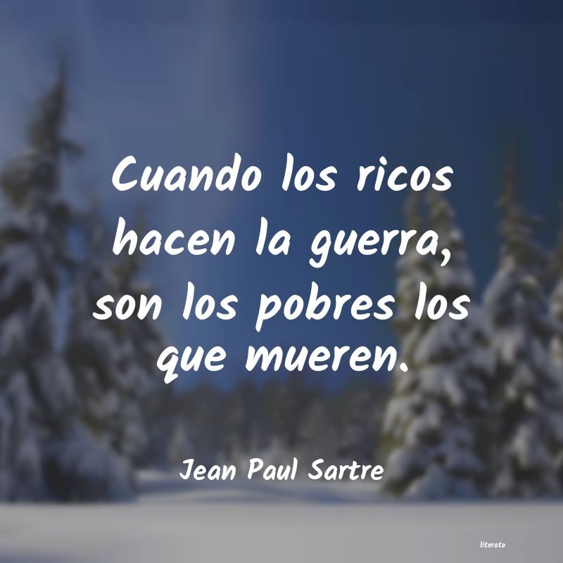 frases de Jean Paul Sartre