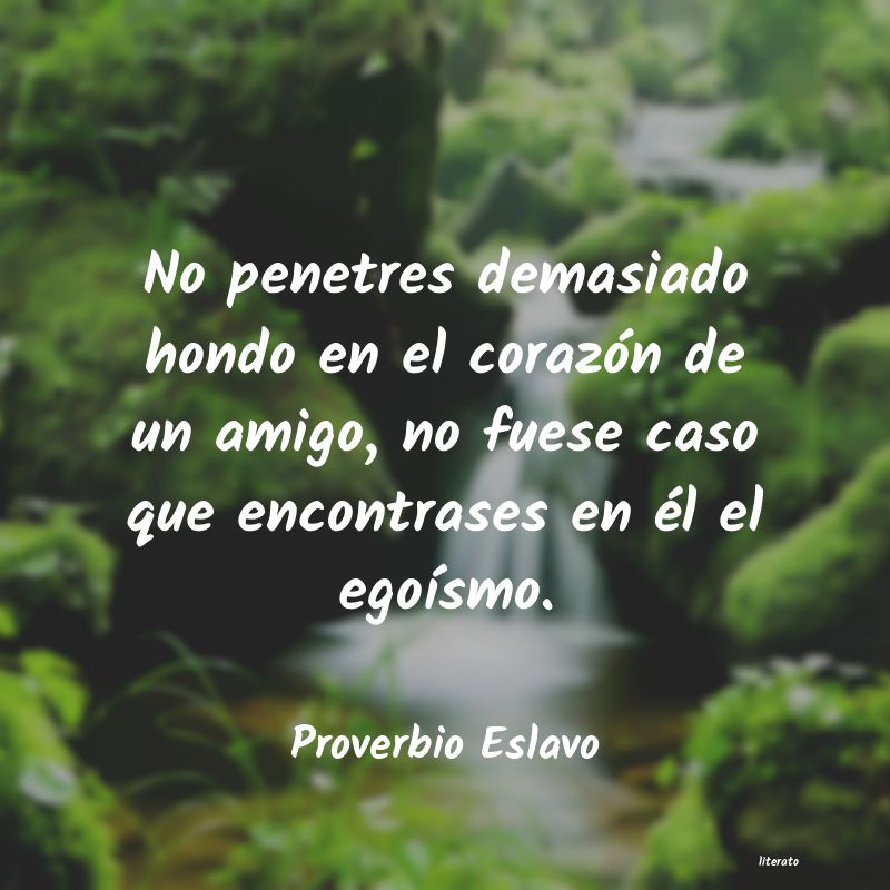 Frases de Proverbio Eslavo