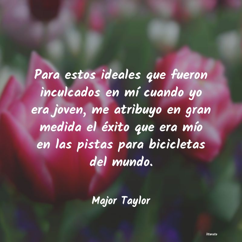 Frases de Major Taylor