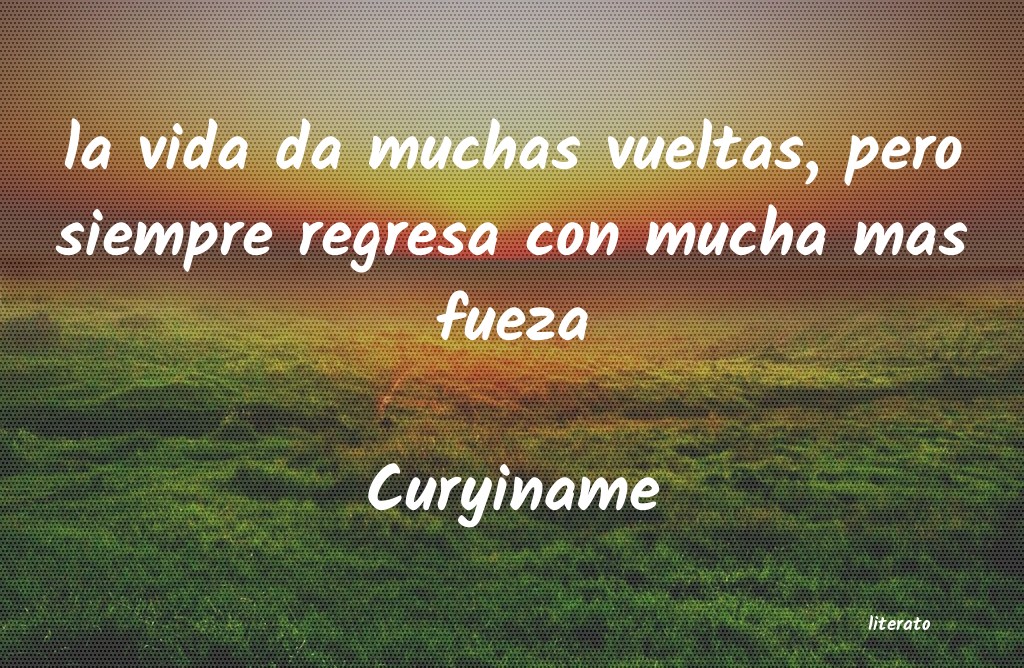 frases de Curyiname