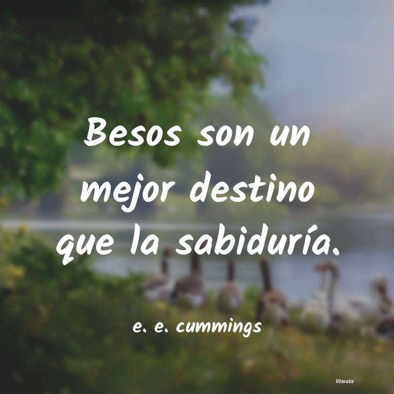 Frases de e. e. cummings