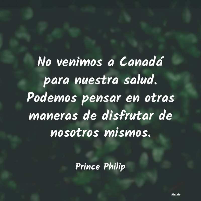 frases de Prince Philip