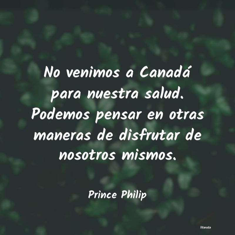 Frases de Prince Philip