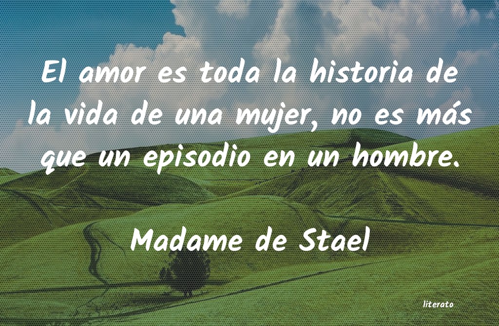 frases de Madame de Stael
