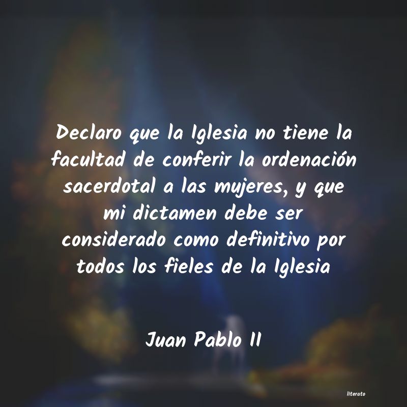 Frases de Juan Pablo II