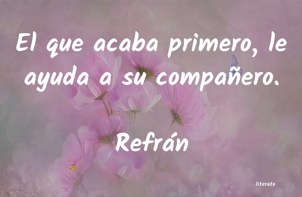 Frases de Refrán