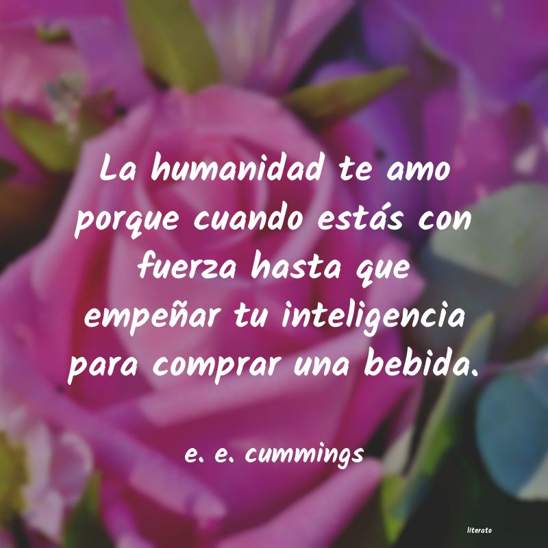frases de e. e. cummings