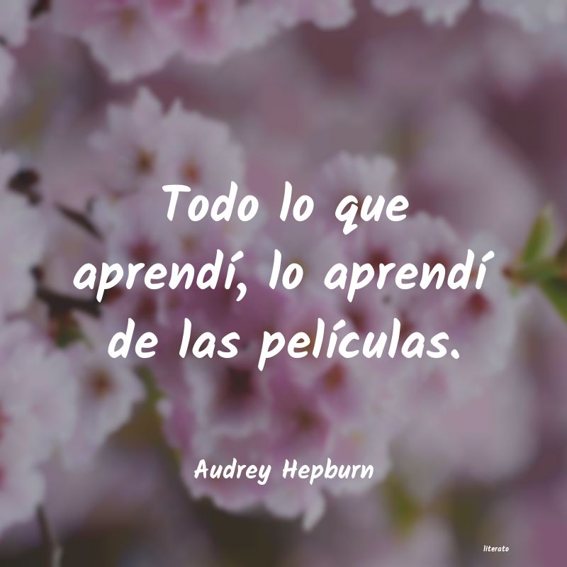 Frases de Audrey Hepburn