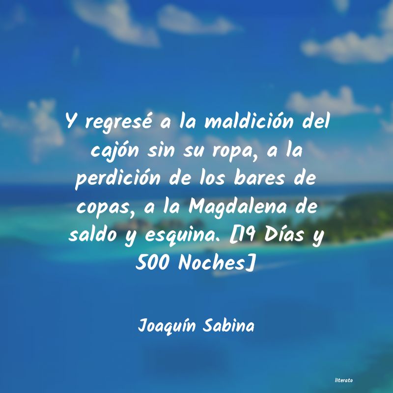 Frases de Joaquín Sabina