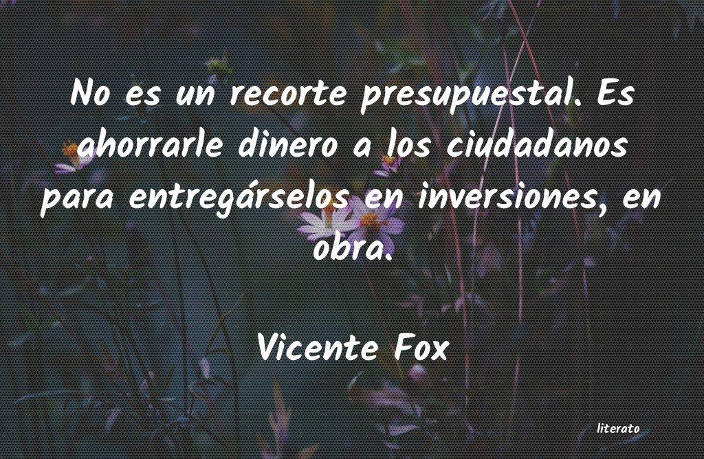 Frases de Vicente Fox