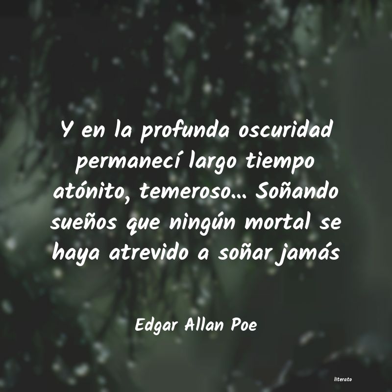 Frases de Edgar Allan Poe