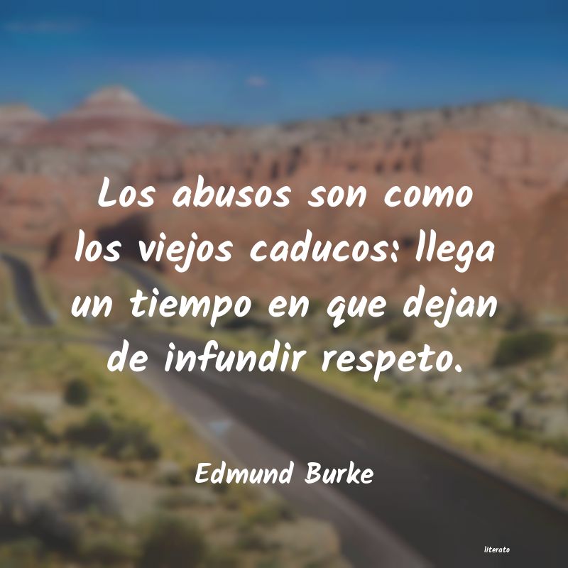 Frases de Edmund Burke