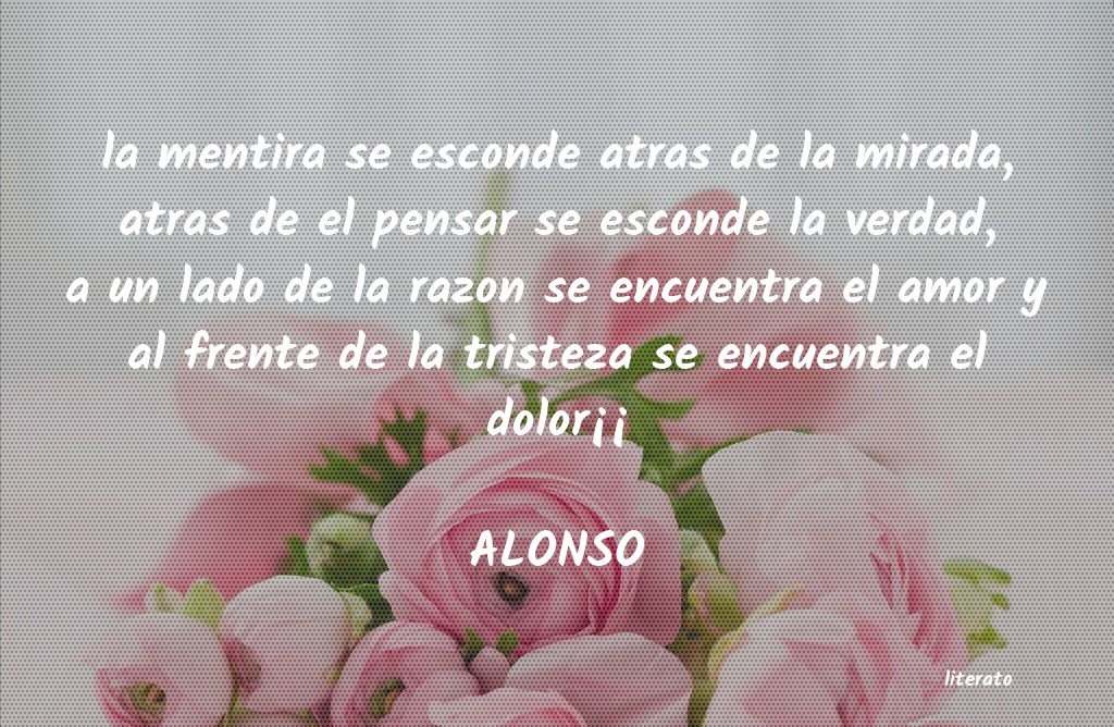 Frases de ALONSO