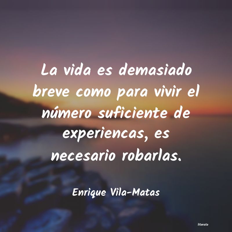 frases de Enrique Vila-Matas