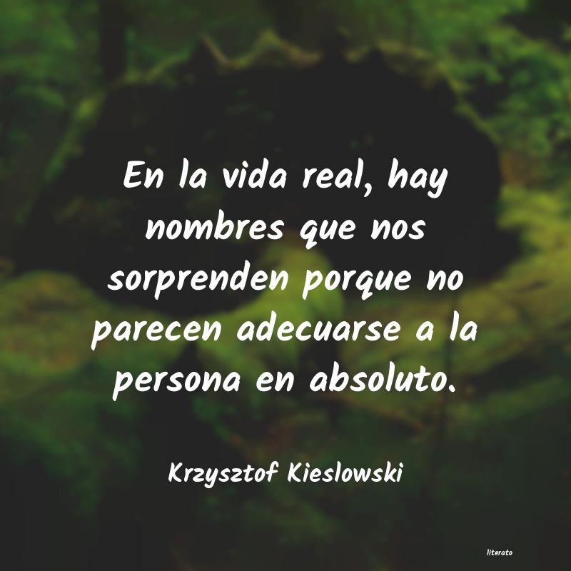 frases de Krzysztof Kieslowski