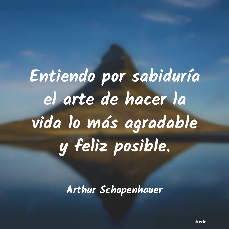 Frases de Arthur Schopenhauer