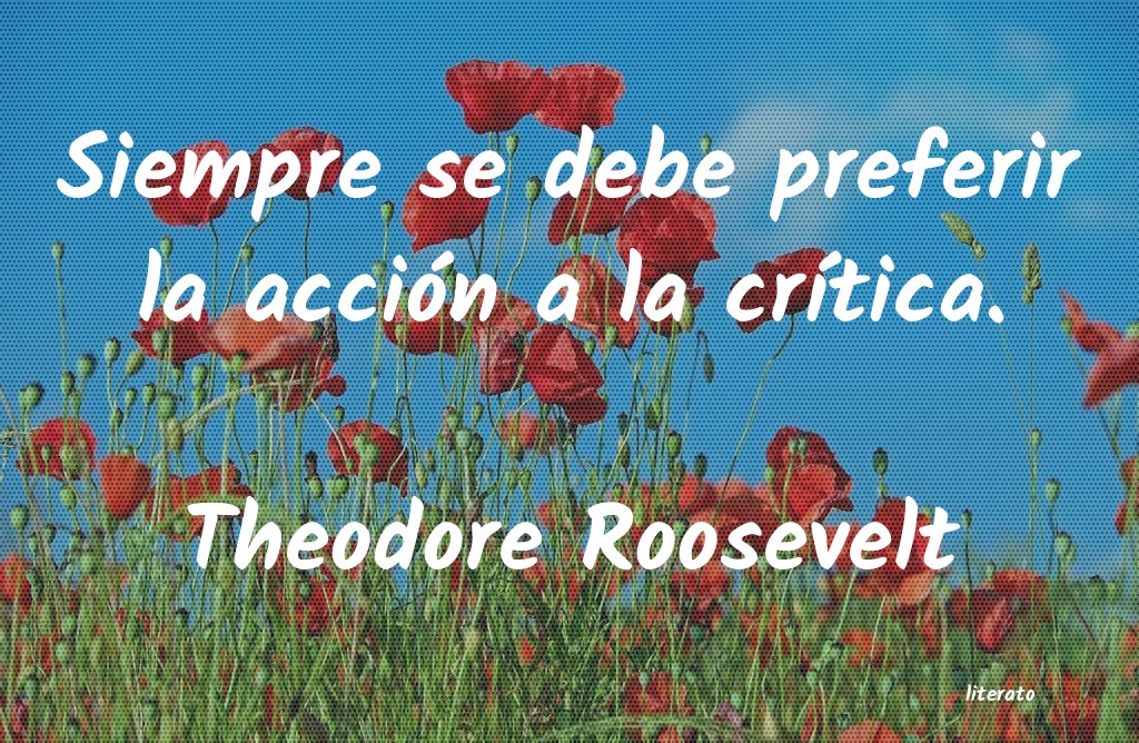 Frases de Theodore Roosevelt