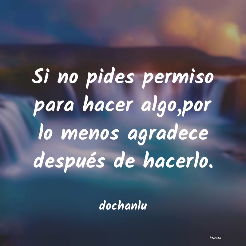 Frases de dochanlu